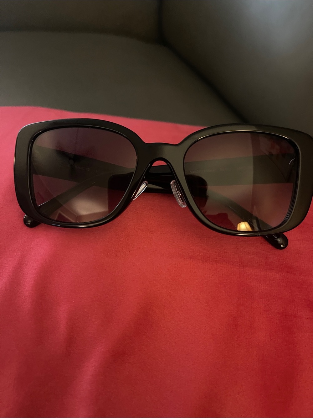 Coach Black Oversized Women's Sunglasses
